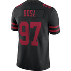 SF.49ers #97 Nick Bosa Black Vapor Limited Fotball Stitched Jersey