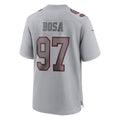 SF.49ers #97 Nick Bosa Gray Atmosphere Fashion Game Fotball Stitched Jersey