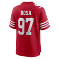SF.49ers #97 Nick Bosa Scarlet Player Game Fotball Stitched Jersey