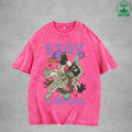 Stay Curious American Retro 230G Washed T-Shirt Available in Multiple Colors Fashionable Pure Cotton Short Sleeve