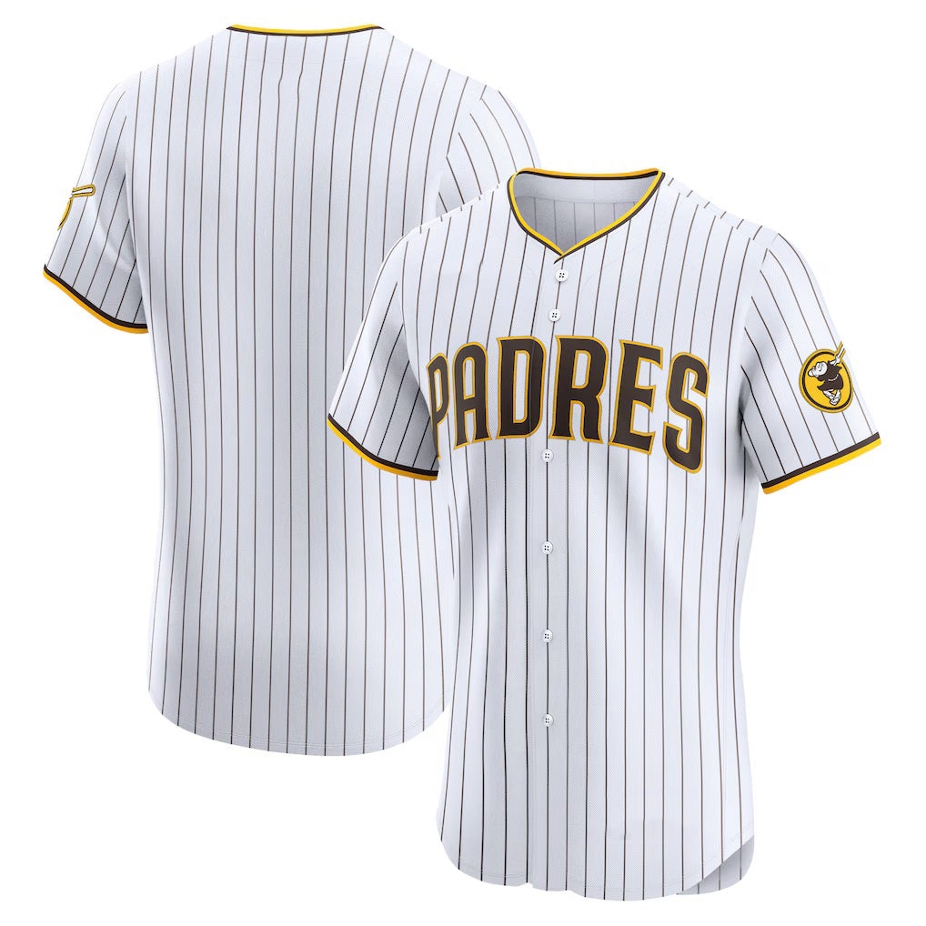 San Diego Padres White Home Elite Baseball Jersey