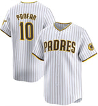 San Diego Padres #10 Jurickson Profar White 2024 Home Limited Stitched Baseball Jersey