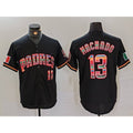San Diego Padres #13 Manny Machado Black Mexico Cool Base Stitched Baseball Jersey