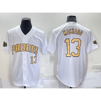 San Diego Padres #13 Manny Machado Number White 2022 All Star Stitched Cool Baseball Jersey