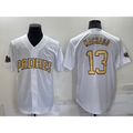 San Diego Padres #13 Manny Machado White 2022 All Star Stitched Cool Baseball Jersey