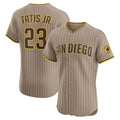 San Diego Padres #23 Fernando Tatis Jr. Khaki Sand Elite Baseball Jersey
