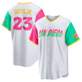 San Diego Padres #23 Fernando Tatis Jr. White City Connect Replica Player Baseball Jersey