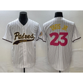 San Diego Padres #23 Fernando Tatis Jr White NEW 2023 City Connect Cool Base Stitched Baseball Jersey