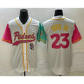 San Diego Padres #23 Fernando Tatis Jr White NEW 2023 City Connect Cool Base Stitched Baseball Jersey