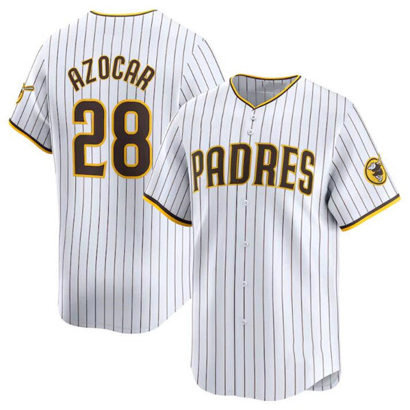 San Diego Padres #28 Jose Azocar White 2024 Home Limited Stitched Baseball Jersey