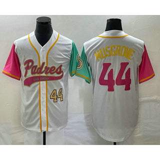 San Diego Padres #44 Joe Musgrove Number White NEW 2023 City Connect Cool Base Stitched Baseball Jersey