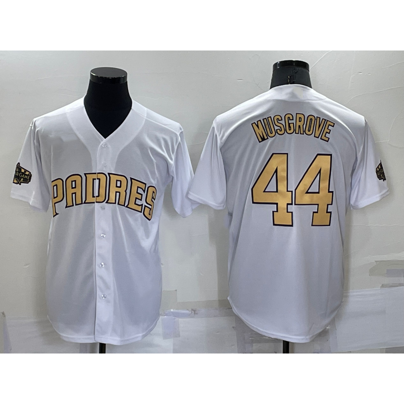 San Diego Padres #44 Joe Musgrove White 2022 All Star Stitched Cool Baseball Jersey