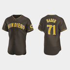 San Diego Padres #71 Josh Hader Brown Road Player Flex Baseball Jersey