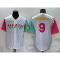 San Diego Padres #9 Jake Cronenworth White 2022 City Connect Cool Base Stitched Baseball Jersey