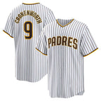 San Diego Padres #9 Jake Cronenworth White Home Replica Baseball Jersey