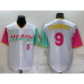 San Diego Padres #9 Jake Cronenworth White Number 2022 City Connect Cool Base Stitched Baseball Jersey