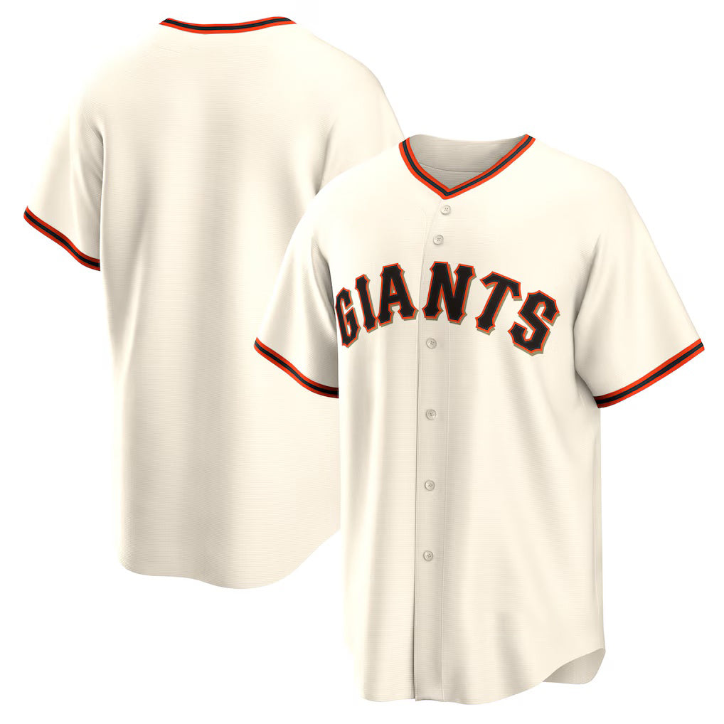 San Francisco Giants Cream Home Replica Team Baseball Jersey