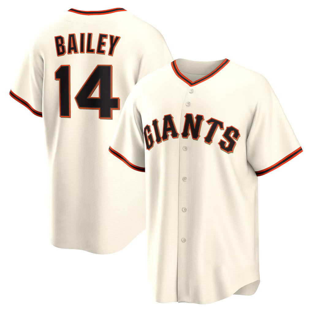 San Francisco Giants #14 Patrick Bailey Cream Home Replica Baseball Jersey