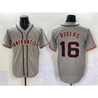 San Francisco Giants #16 Rafael Devers Gray Cool Base Stitched Baseball Jersey