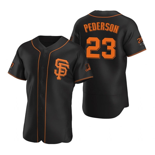 San Francisco Giants #23 Joc Pederson Black Flex Base Stitched Baseball Jersey