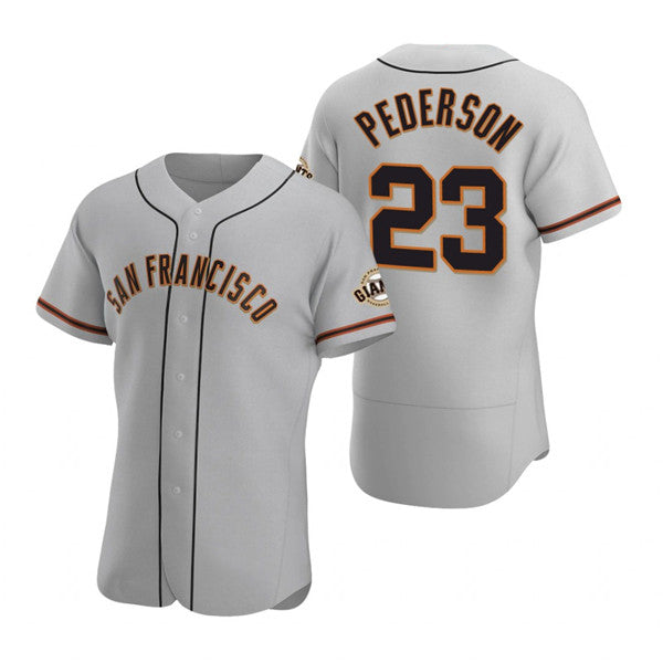 San Francisco Giants #23 Joc Pederson Gray Flex Base Stitched Baseball Jersey