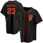 San Francisco Giants #23 Kris Bryant Black Cool Baseball Jersey