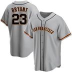 San Francisco Giants #23 Kris Bryant Gray Cool Baseball Jersey