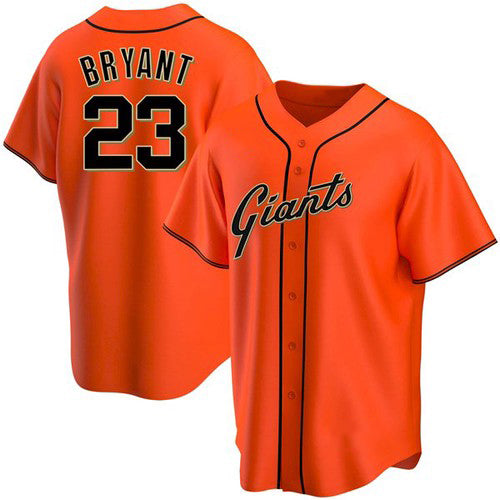 San Francisco Giants #23 Kris Bryant Orange Cool Baseball Jersey