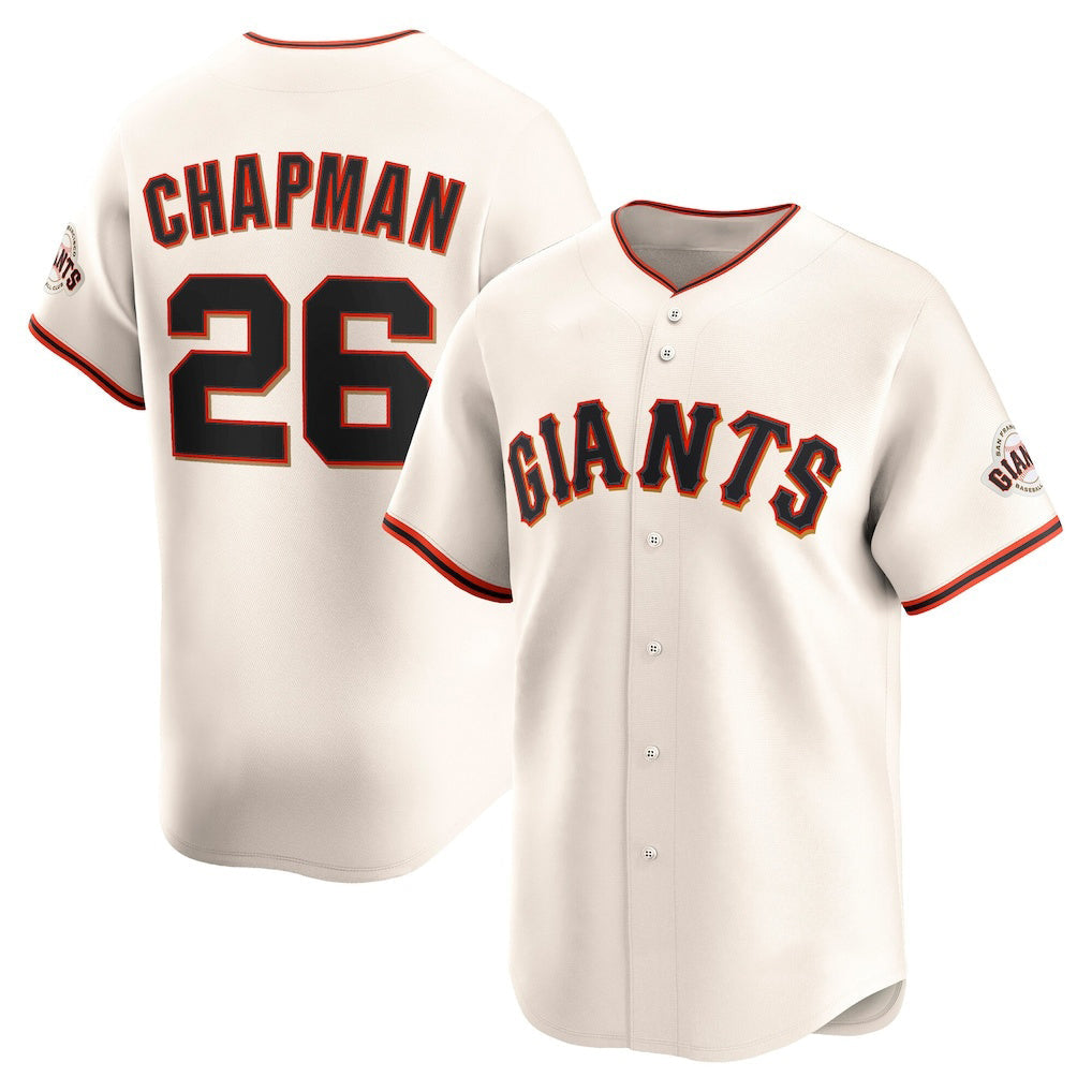 San Francisco Giants #26 Matt Chapman Cream Home Limited Player Baseball Jersey