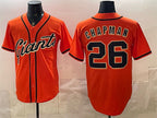 San Francisco Giants #26 Matt Chapman Orange Cool Base Stitched Baseball Jersey