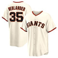 San Francisco Giants #35 Justin Verlander Cream Home Replica Baseball Jersey