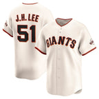 San Francisco Giants #51 Jung Hoo Lee Cream Home Limited Player Baseball Jersey