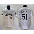 San Francisco Giants #51 Jung Hoo Lee White 'Gothic Fog Edition' Vapor Premier Limited Stitched Baseball Jersey