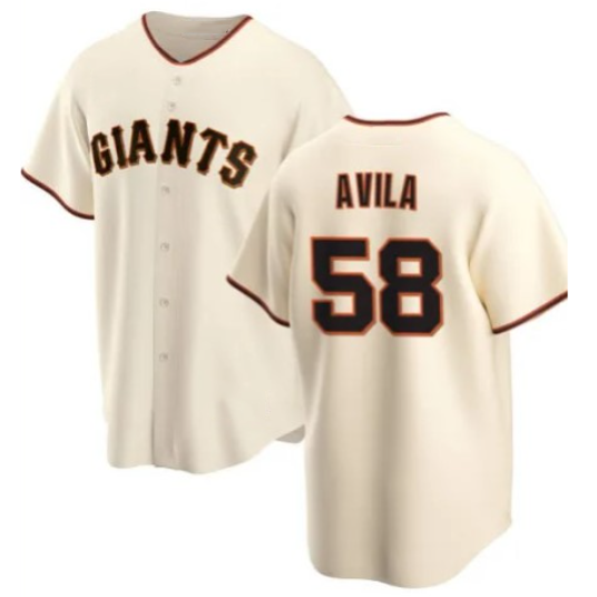 San Francisco Giants #58 Nick Avila Cream Cool Base Stitched Baseball Jersey