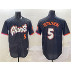 San Francisco Giants #5 Mike Yastrzemski Anthracite 2025 City Connect Limited Stitched Baseball Jersey