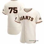 San Francisco Giants #75 Camilo Doval Cream Flex Base Stitched Baseball Jersey