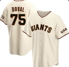 San Francisco Giants #75 Camilo Doval Cream Home Baseball Jersey