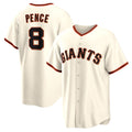San Francisco Giants #8 Hunter Pence Cream Home Retired Player Replica Baseball Jersey