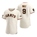 San Francisco Giants #9 Brandon Belt 2020 Baseball Cream Baseball Jersey