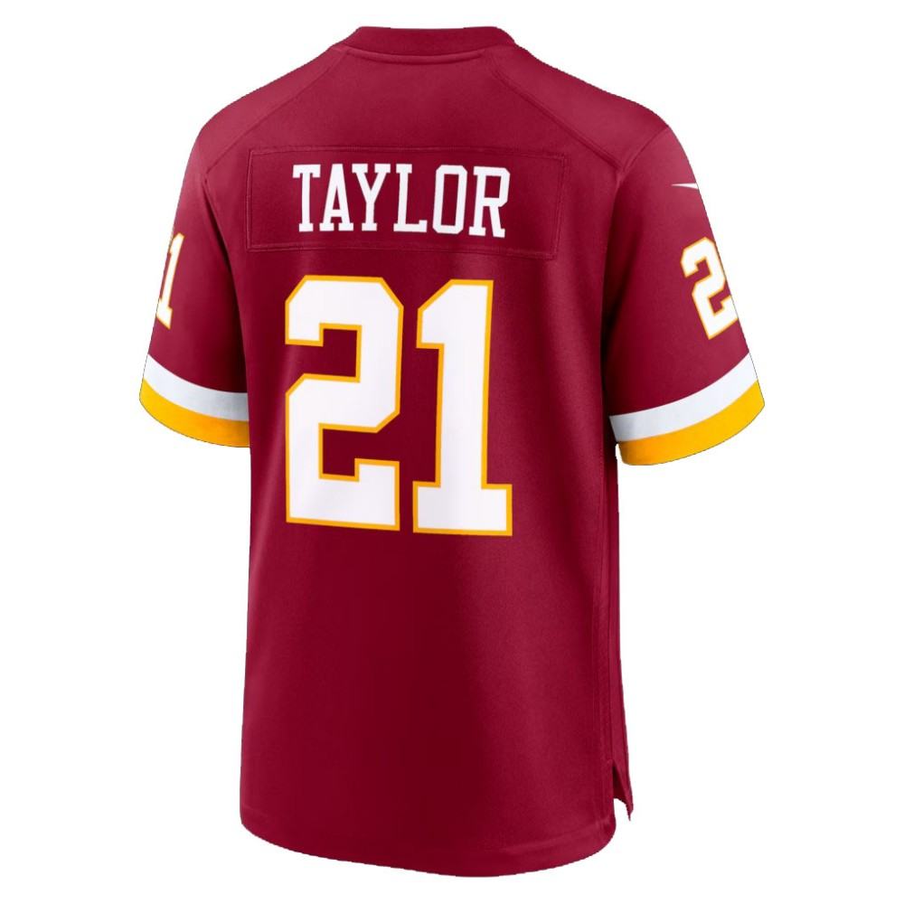 Sean Taylor Commanders #21 Burgundy Game Stitched Football Jersey