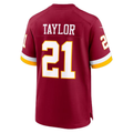 Sean Taylor Commanders #21 Burgundy Game Stitched Football Jersey
