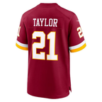 Sean Taylor Commanders #21 Burgundy Game Stitched Football Jersey