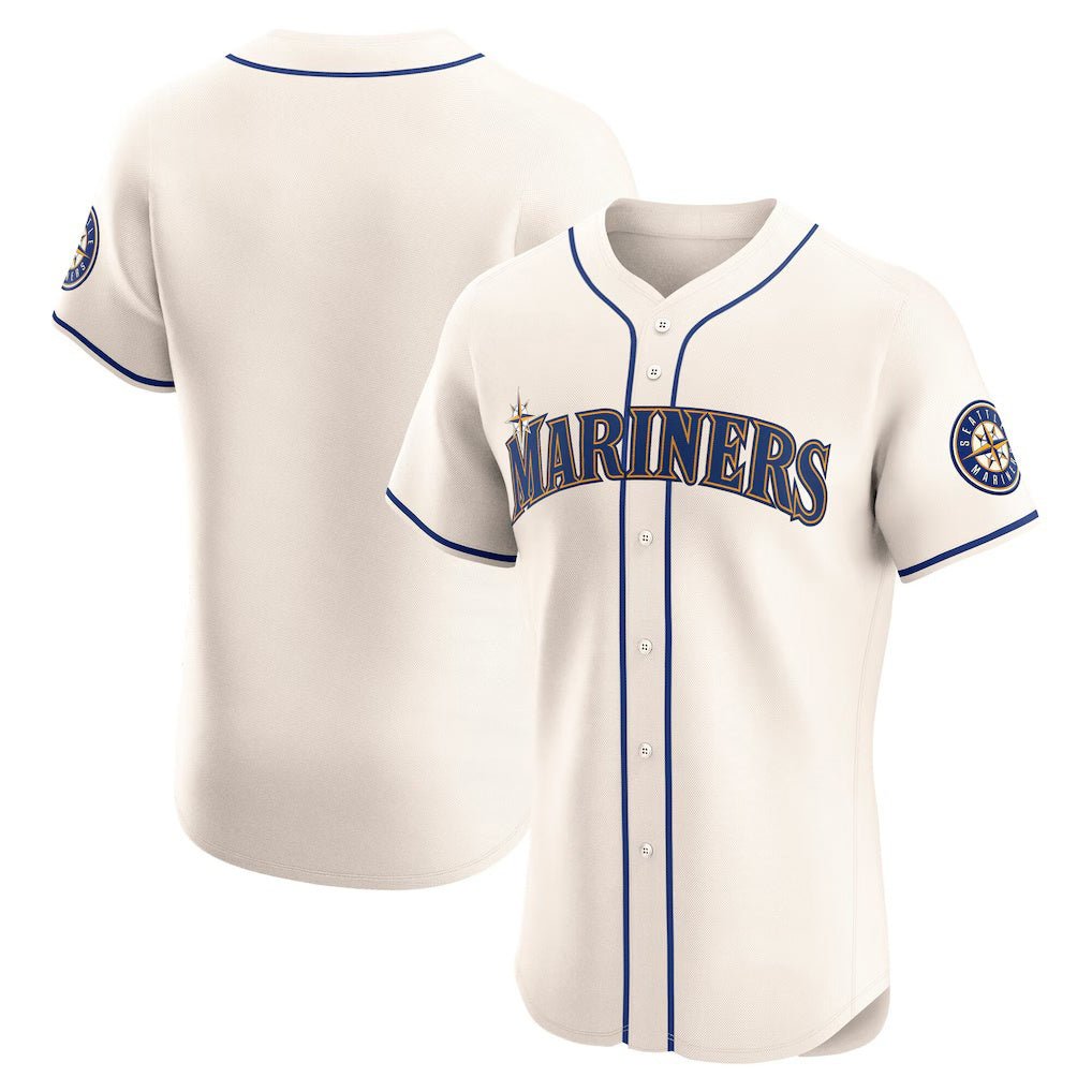 Seattle Mariners Cream Alternate Elite Baseball Jersey