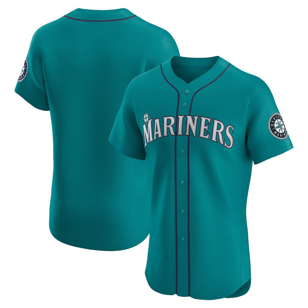 Seattle Mariners Teal Alternate Elite Baseball Jersey