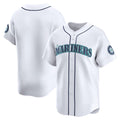 Seattle Mariners White Home Limited Baseball Jersey