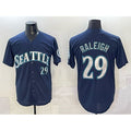 Seattle Mariners #29 Cal Raleigh Navy Limited Stitched Baseball Jersey