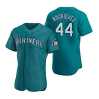 Seattle Mariners #44 Julio Rodríguez Aqua Flex Base Stitched Baseball Jersey