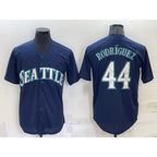 Seattle Mariners #44 Julio Rodriguez Navy Blue Stitched Cool Baseball Jersey