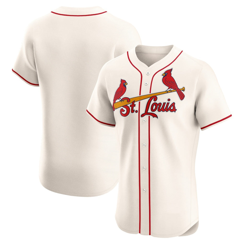 St. Louis Cardinals Cream Alternate Elite Baseball Jersey