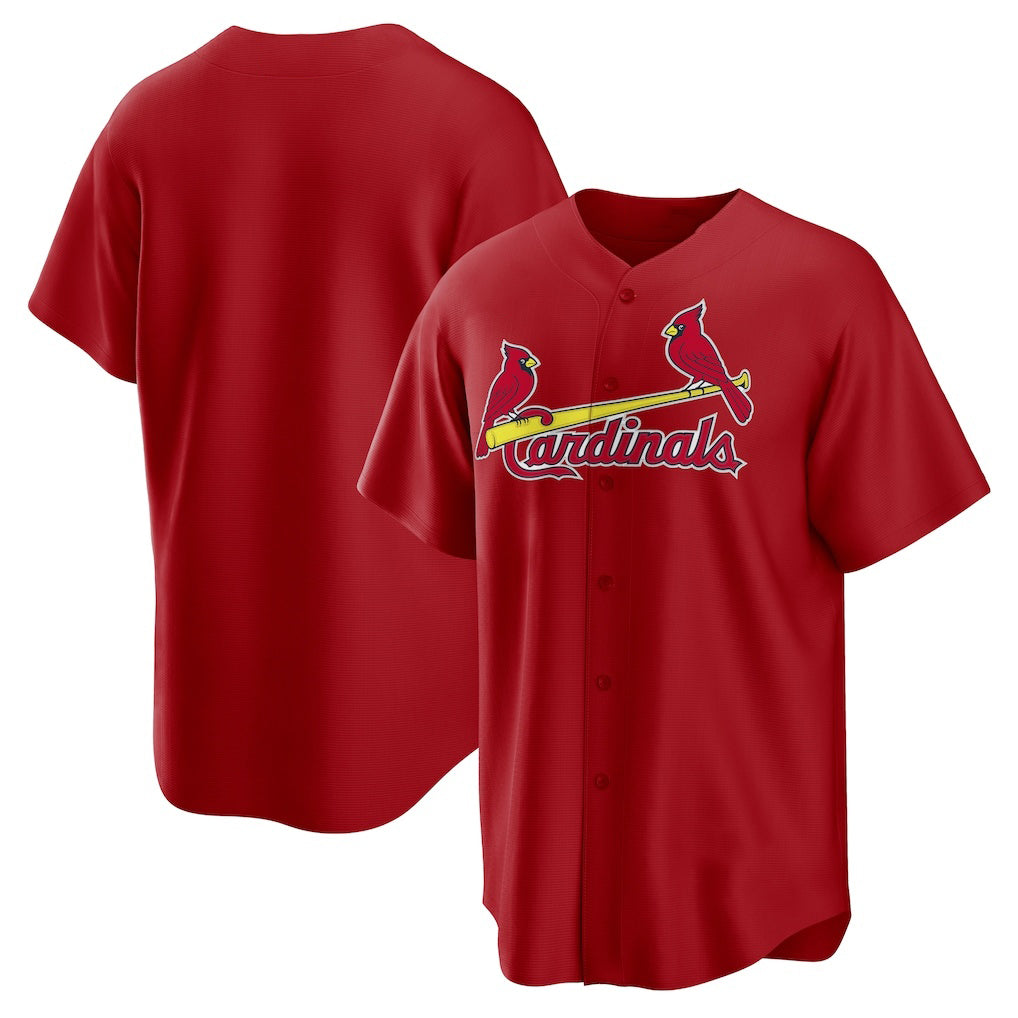 St. Louis Cardinals Red Alternate Replica Team Baseball Jersey